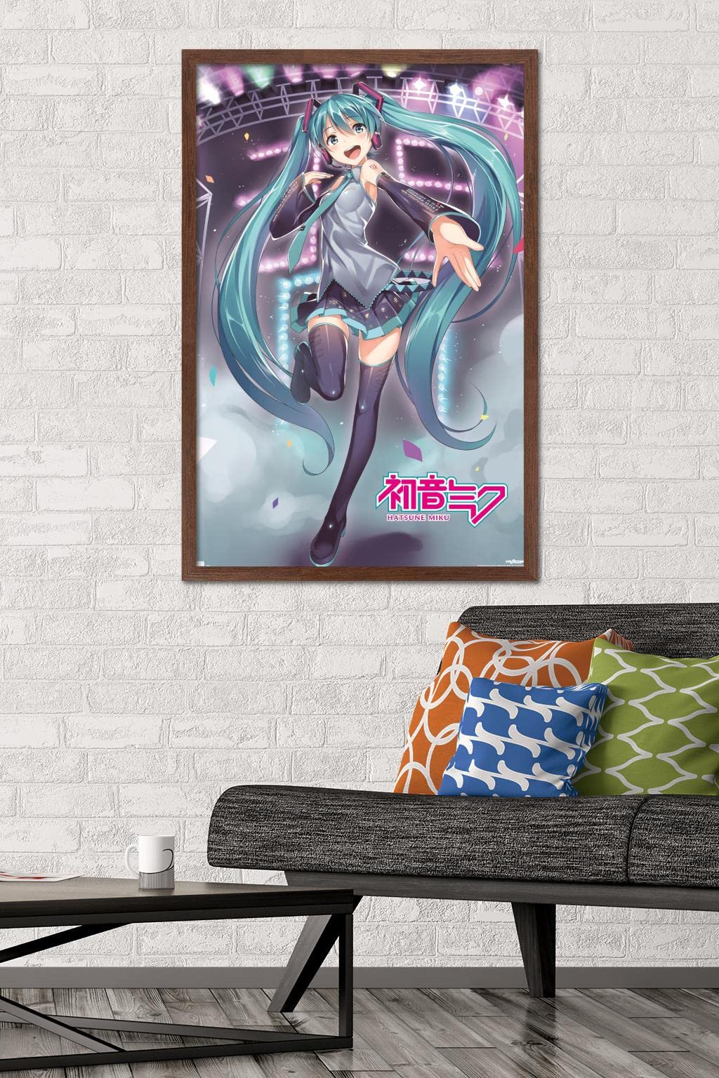 Amazon.com: Hatsune Miku - Stage Lights Wall Poster, 34L